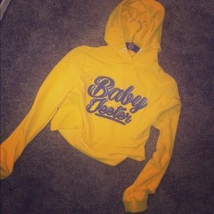 Baby Jeeter cropped hoodie, worn once, like new.